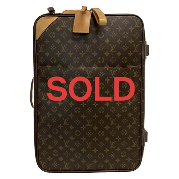 LOUIS VUITTON Pegase 60 (Old model) Monogram Suitcase 644-062925 - Picture 1 of 13